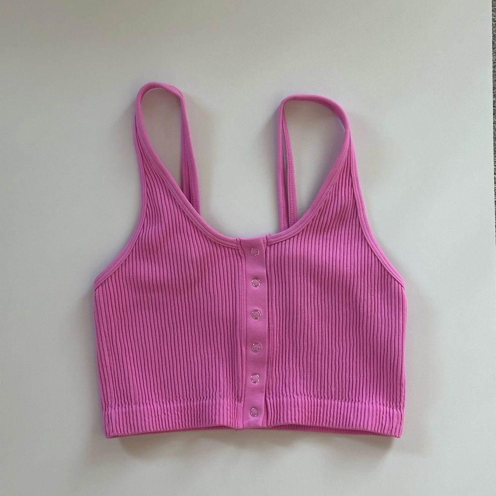 Aerie swift Ribbed Clasp Tank